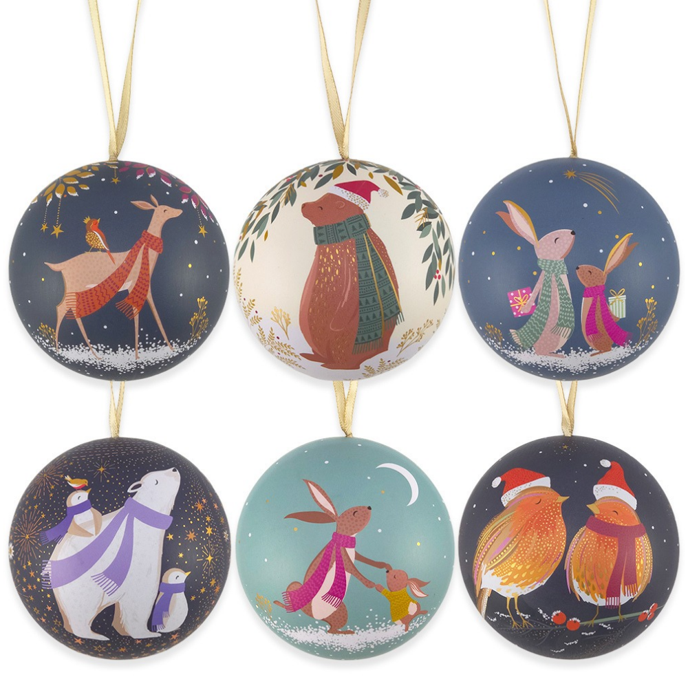 Christmas Friends | Sara Miller Fillable &amp; Reusable Tinware Baubles