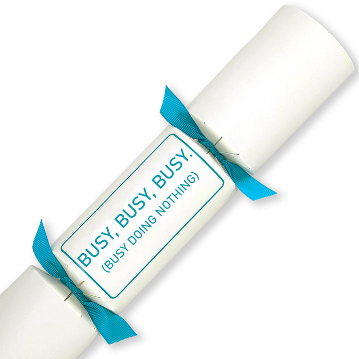 Busy, Busy, Busy Doing Nothing | Single Cracker Making Craft Kit | Office Banter