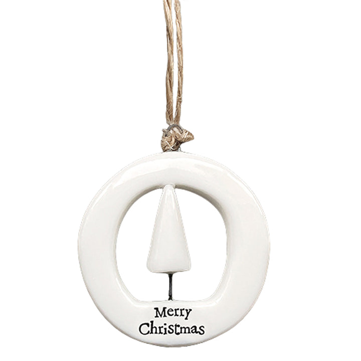Merry Christmas | Little Ceramic Ornament | Cracker Filler | Little Gift