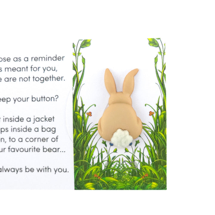 Happy Easter | Button Wishes Sew On Token | Little Gift | Cracker Filler