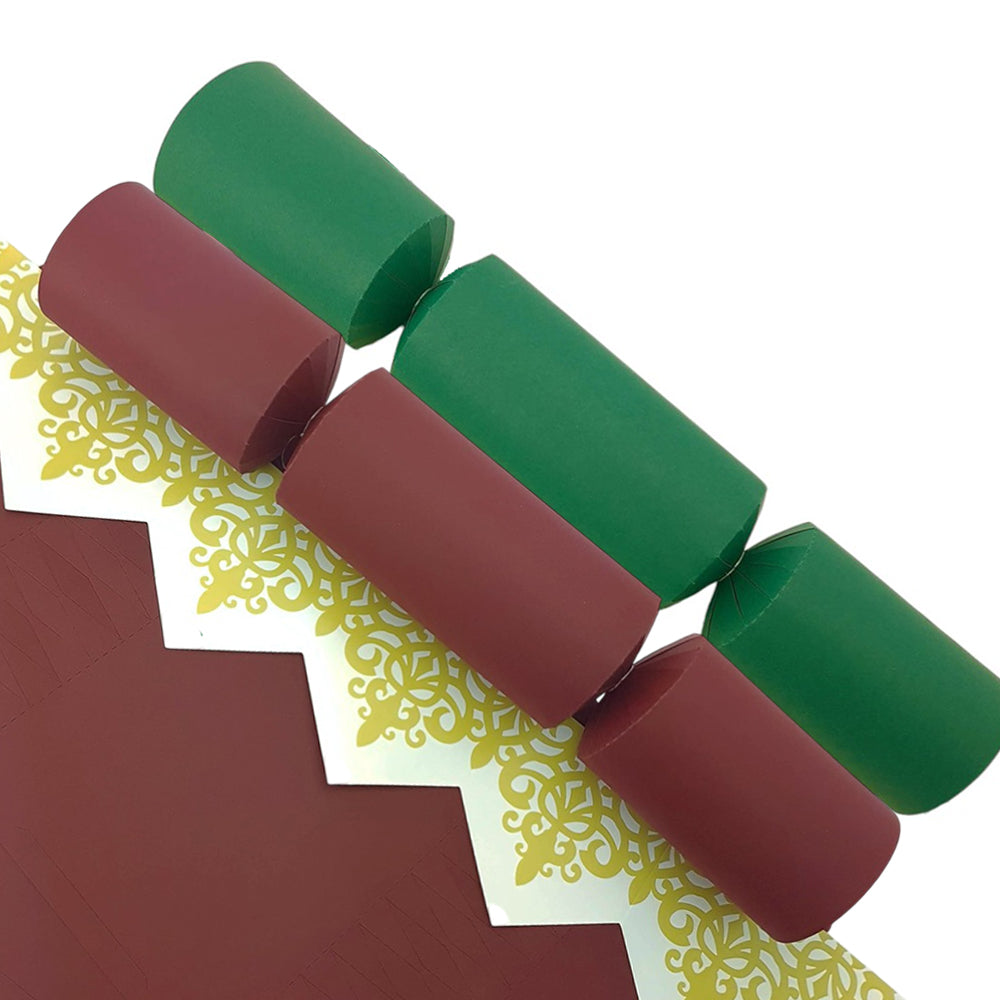Traditional Christmas Tones | Bulk Craft Kits to Make 100 Crackers | Recyclable