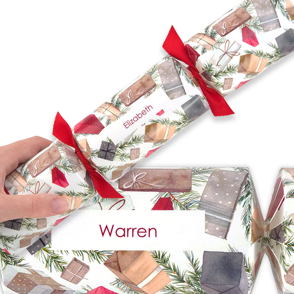 Personalised Cracker Making Craft Kit | Pine &amp; Presents | Makes 4 or 6 Crackers