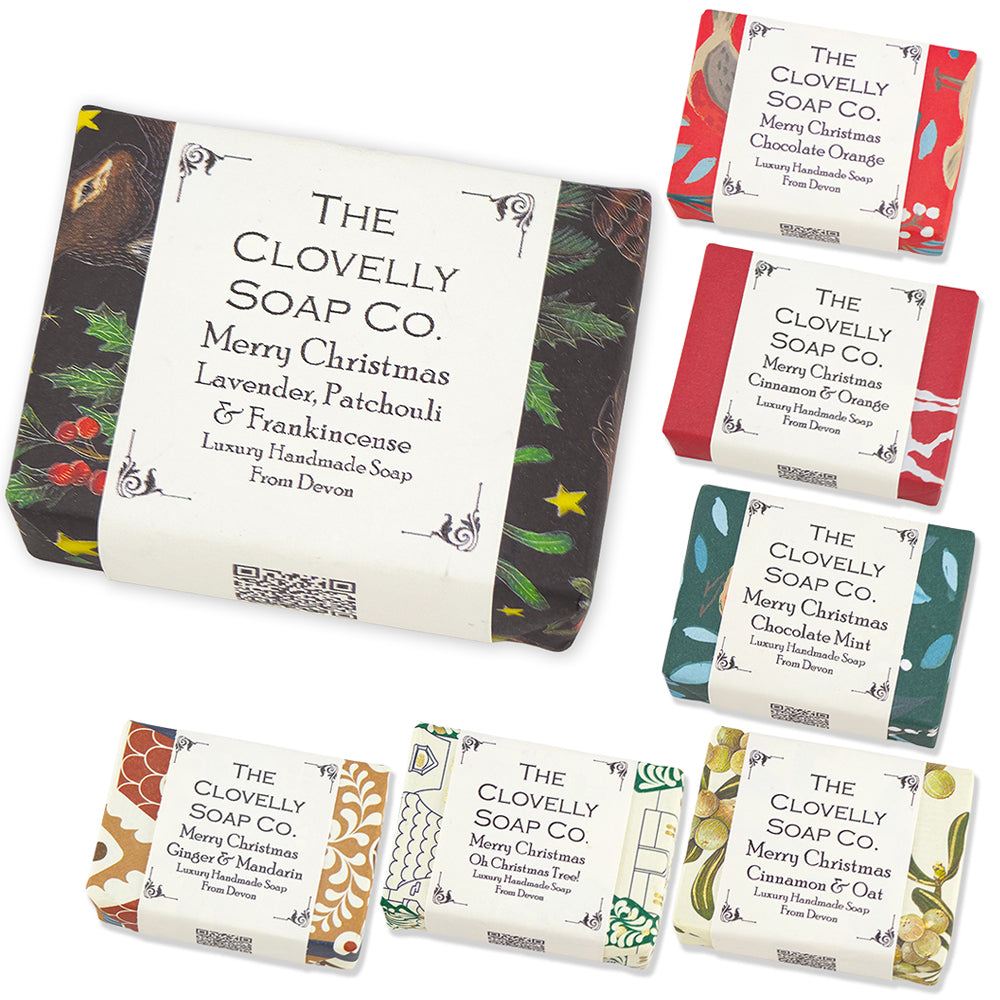 Gorgeous Scents | Merry Christmas Mini Soap | 50g | Little Gift | Cracker Filler
