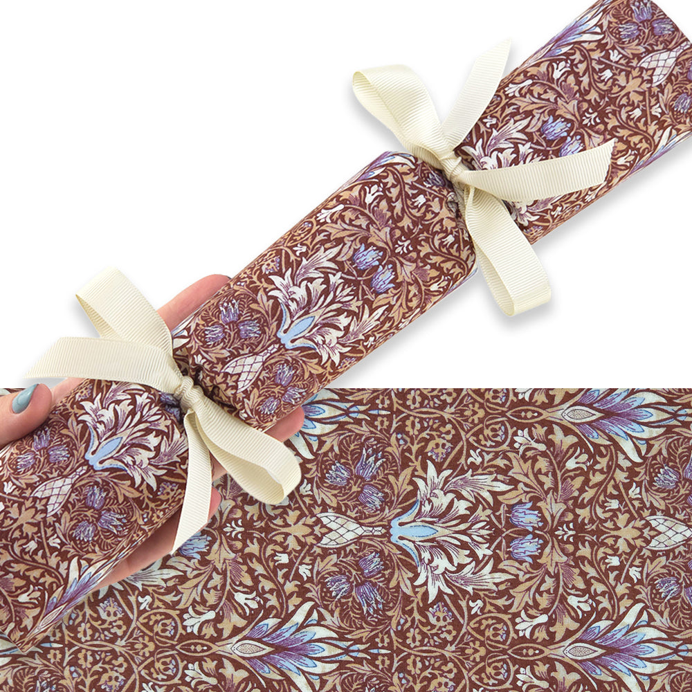 William Morris Snakeshead | Reusable Fabric Cracker Set | Assemble & Fill