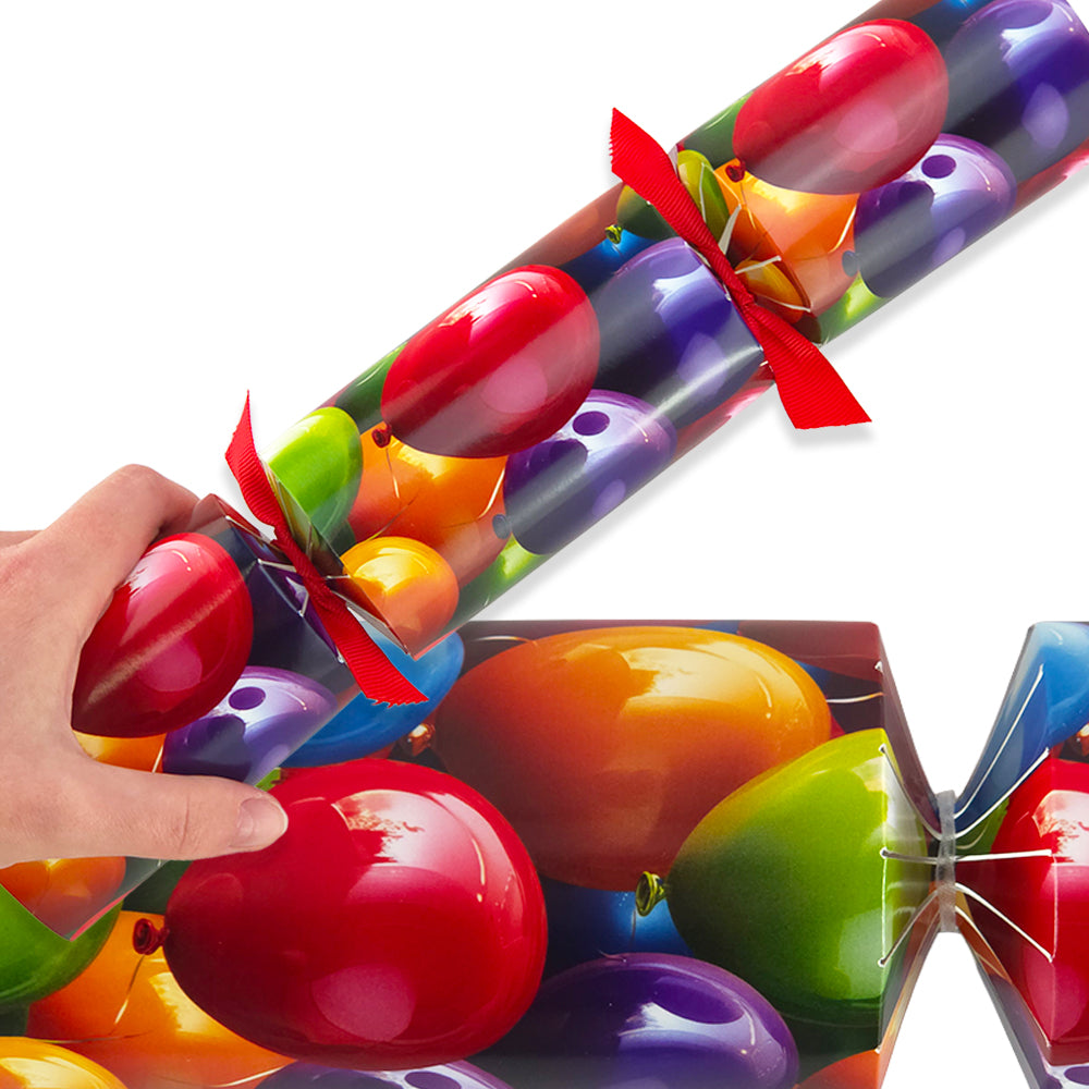 Reusable Keepsake Cracker Set | Bright Birthday Balloons | Luxury DIY