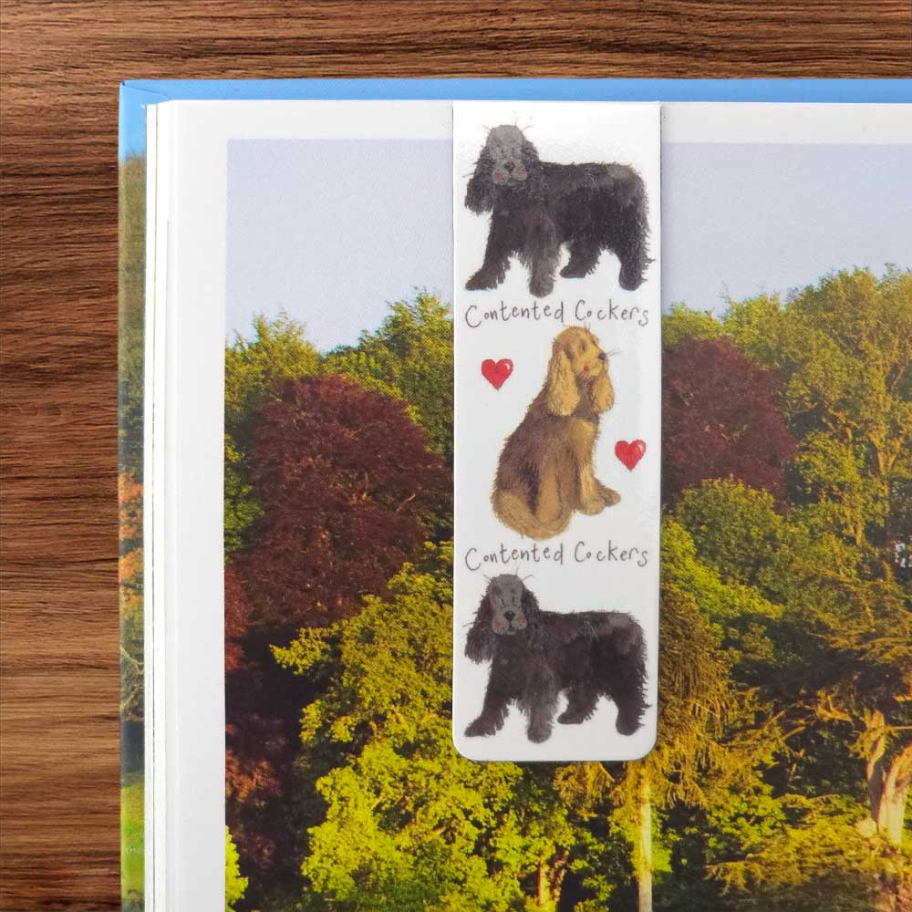 Cocker Spaniels | Double Sided Magnetic Bookmark | Little Gift | Cracker Filler