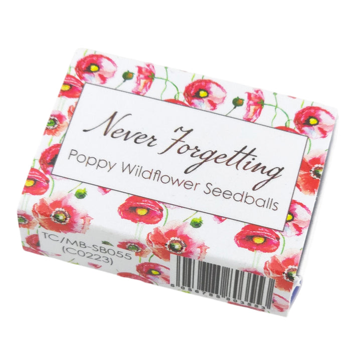Never Forgetting | Poppies | Seedball Box | Cracker Filler | Little Gift