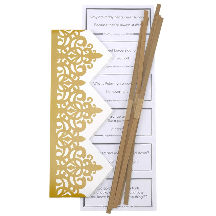 Deep Gold Milestone Birthday | Cracker Making Kit | Make Your Own