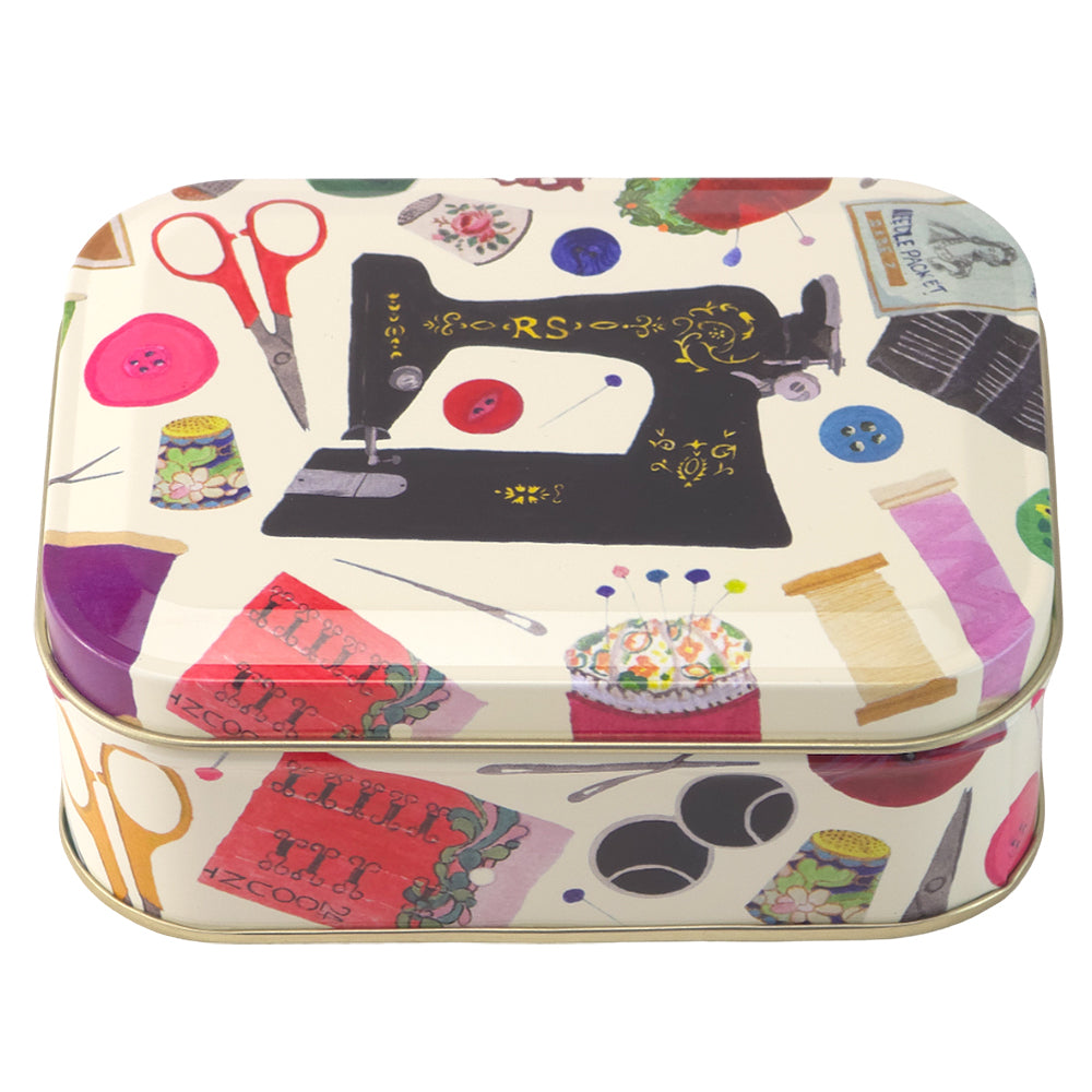 Needles & Thread | Sewing Nik Naks Tin | Small Rectangular Tin | Gift Idea