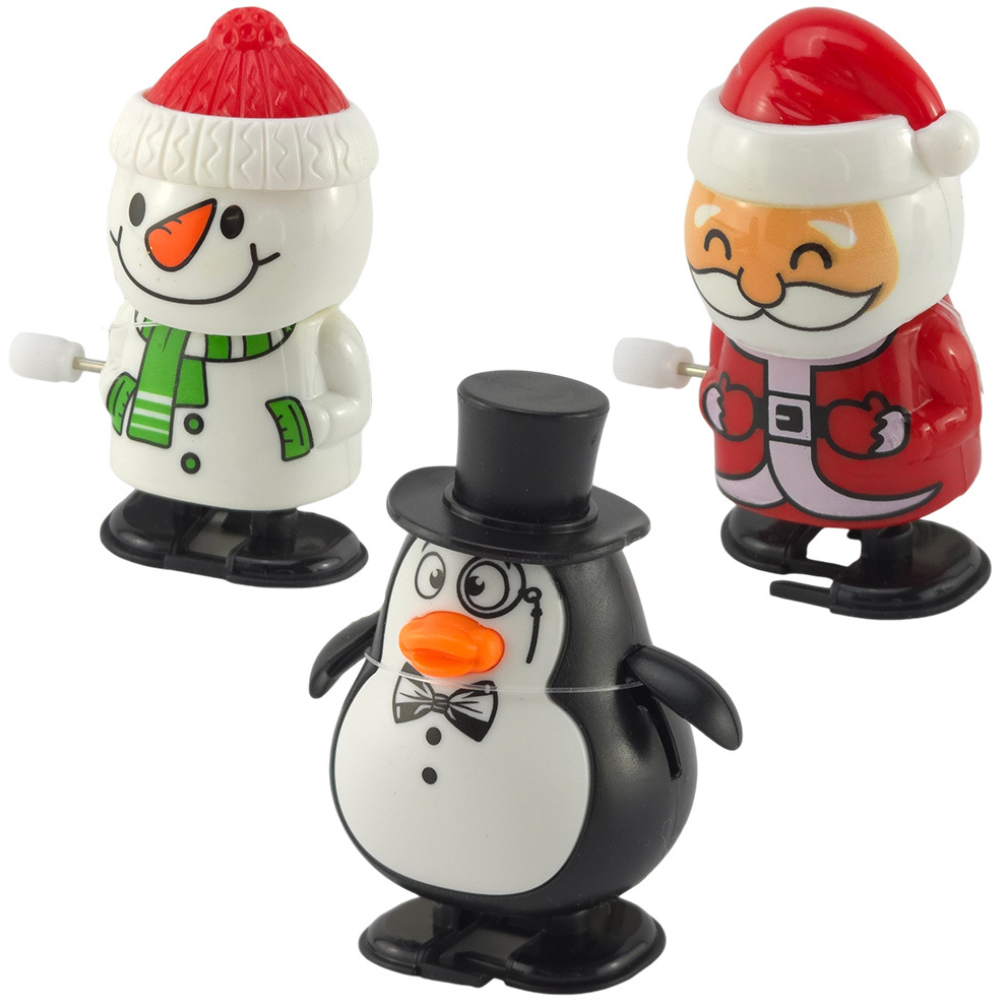 Christmas Wind Up Toy | 7cm | Little Gift | Cracker Filler