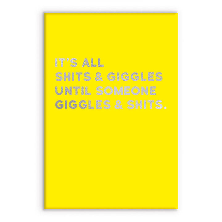 Shits &amp; Giggles | Funny Magnet | Little Gift | Cracker Filler
