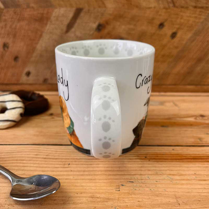 Crazy Dog Lady Themed Mug | Bone China Gift