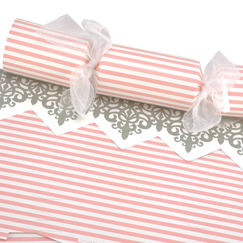 Pink Candy Stripes | Cracker Making Craft Kit | Make &amp; Fill Your Own