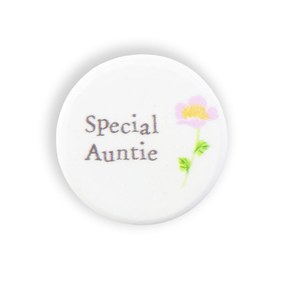 Special Auntie | Floral Ceramic Mini Token | Mini Gift | Cracker Filler
