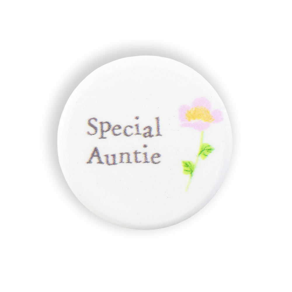 Special Auntie | Floral Ceramic Mini Token | Little Gift | Cracker Filler
