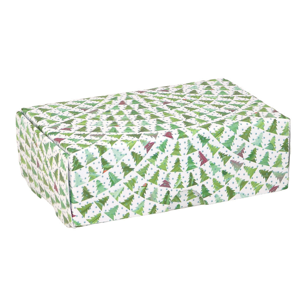 Christmas Tree Wave | Little Gift Box | Soap Bar Sized | Single or 6 Boxes | 57x88x30mm