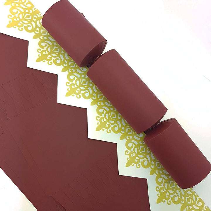 Burgundy Red | Cracker Making DIY Craft Kits | Make Your Own | Eco Recyclable