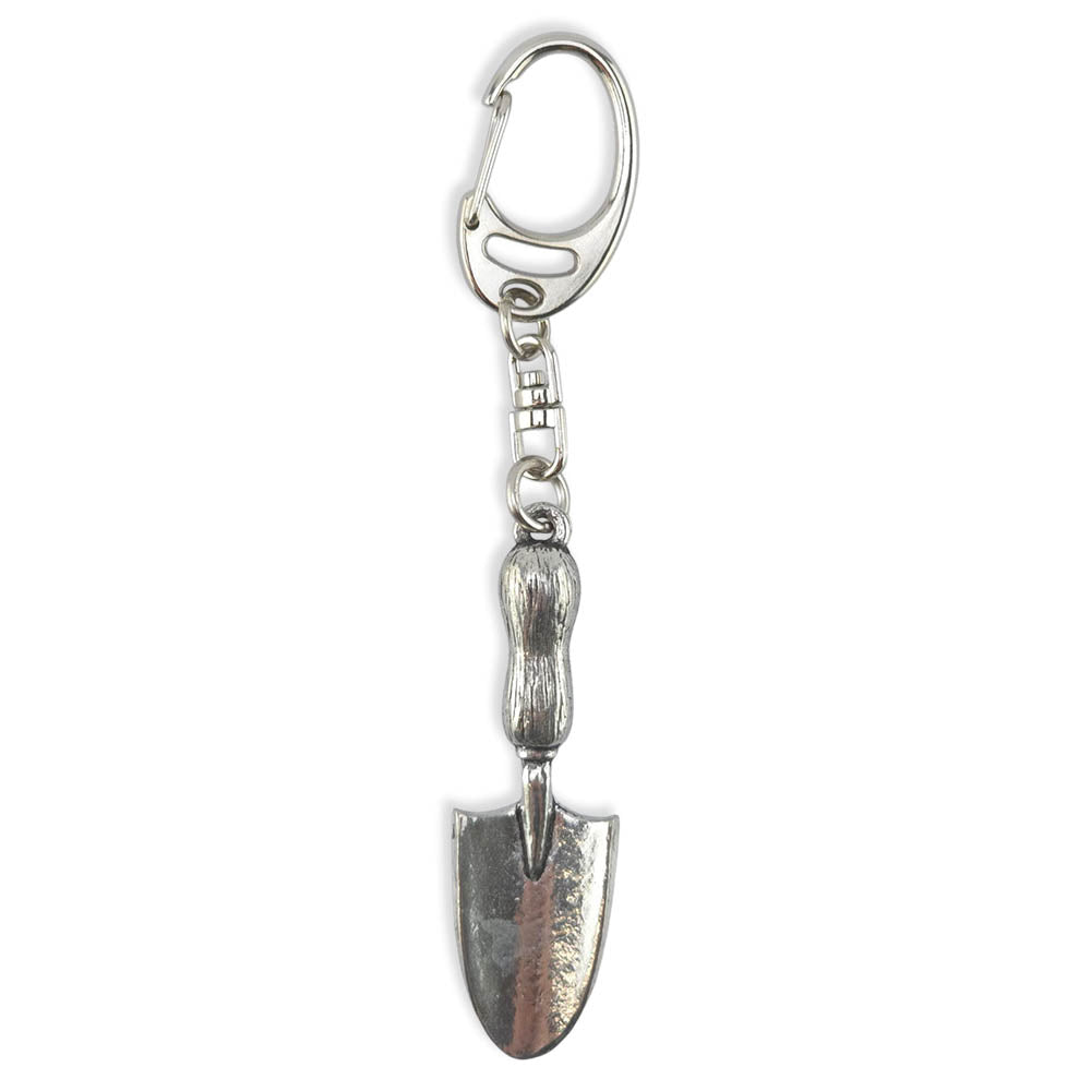 Garden Trowel | Chunky English Pewter 3D Keyring | Little Gift | Cracker Filler
