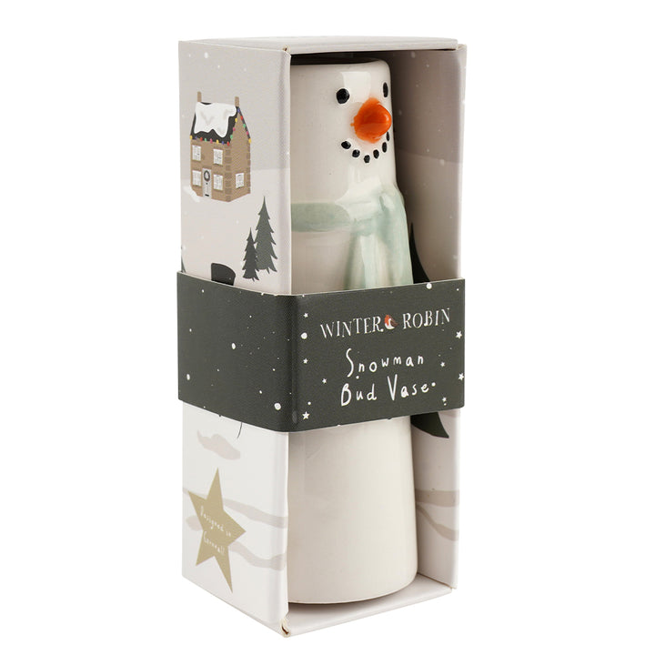 Christmas Snowman | Little Bud Vase | Little Gift | Cracker Filler
