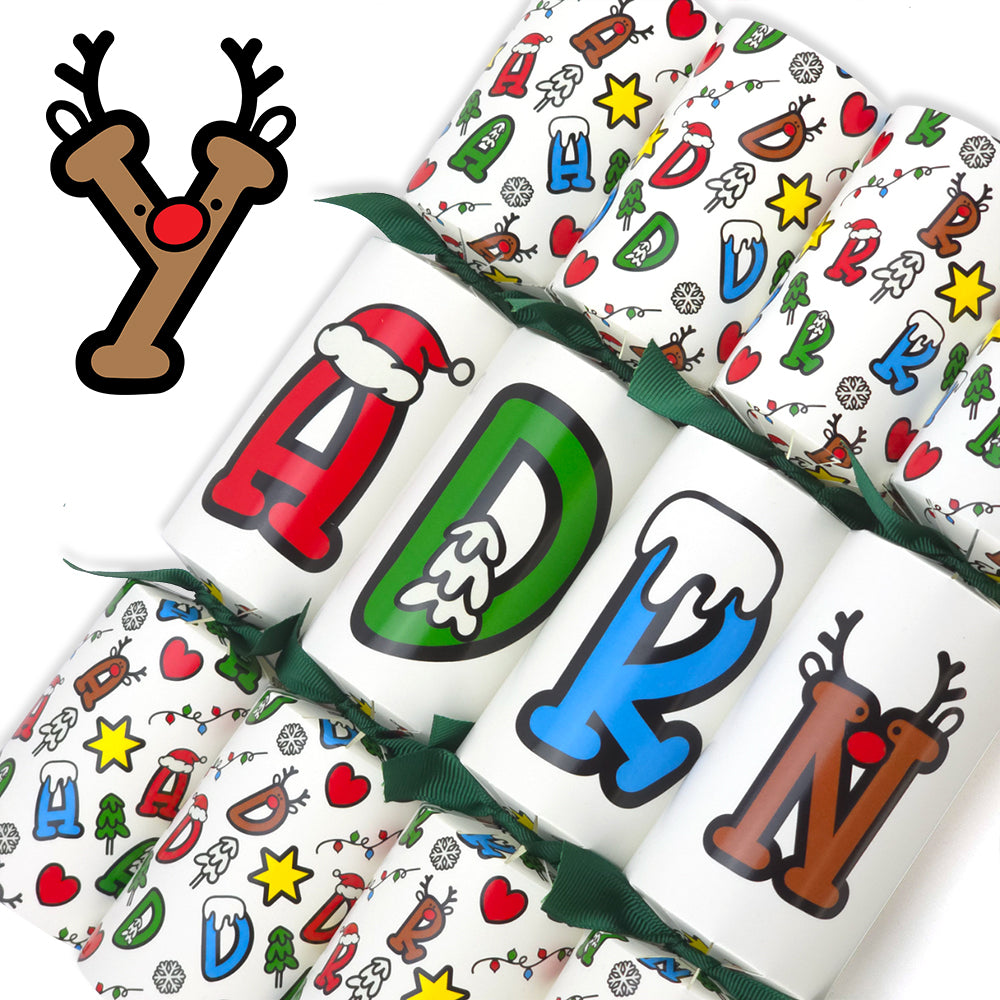 Letters A to Z | Single Christmas Cracker Making Craft Kit | Funtime Design
