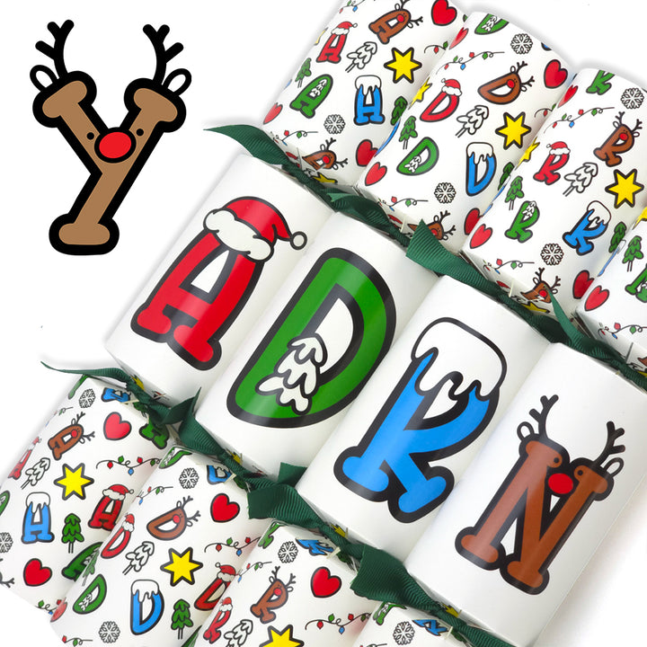 Letters A to Z | Single Christmas Cracker Making Craft Kit | Funtime Design