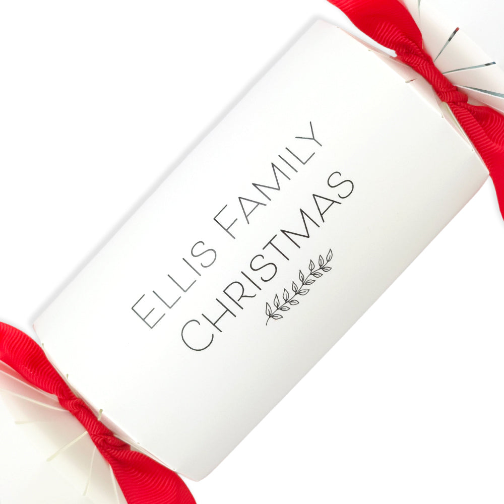 Personalised Family Christmas Crackers | Craft Kit | Add Family Name | Minimum 4