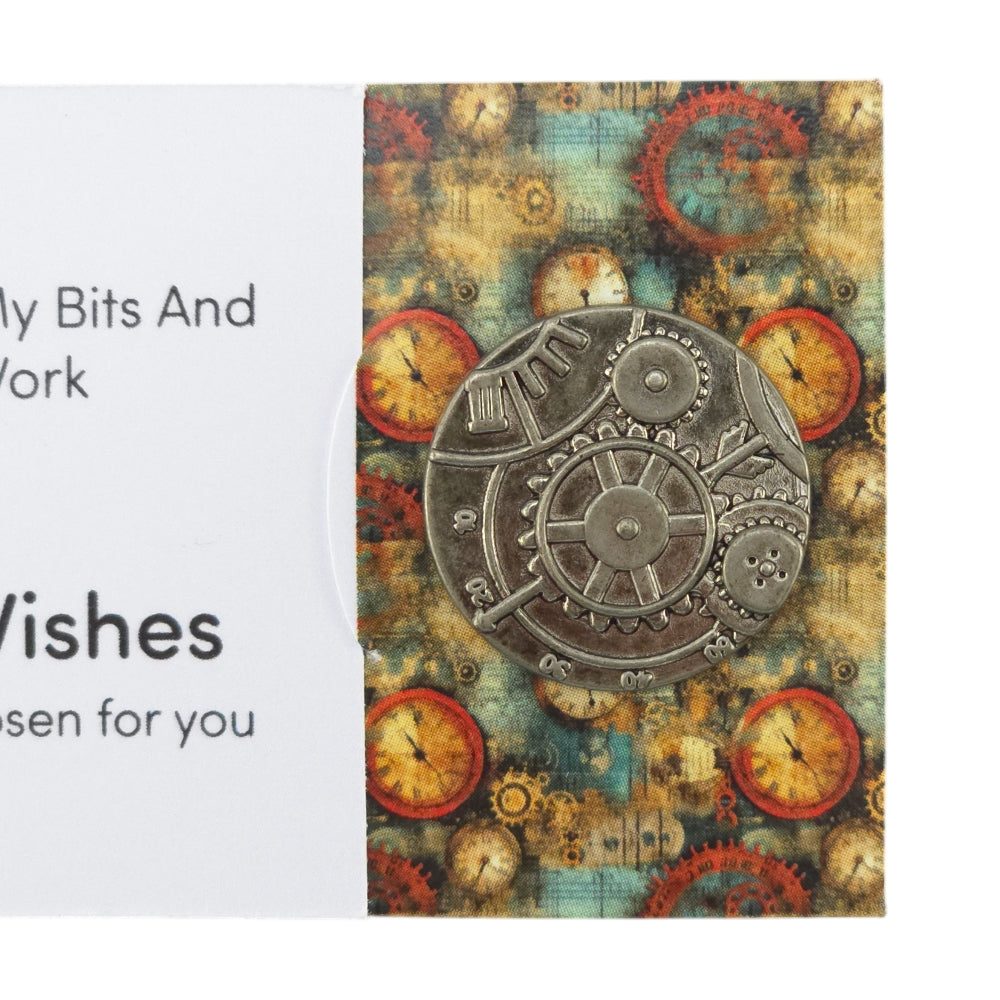 You Make All My Bits and Pieces Work | Button Wishes Sew On Token | Little Gift