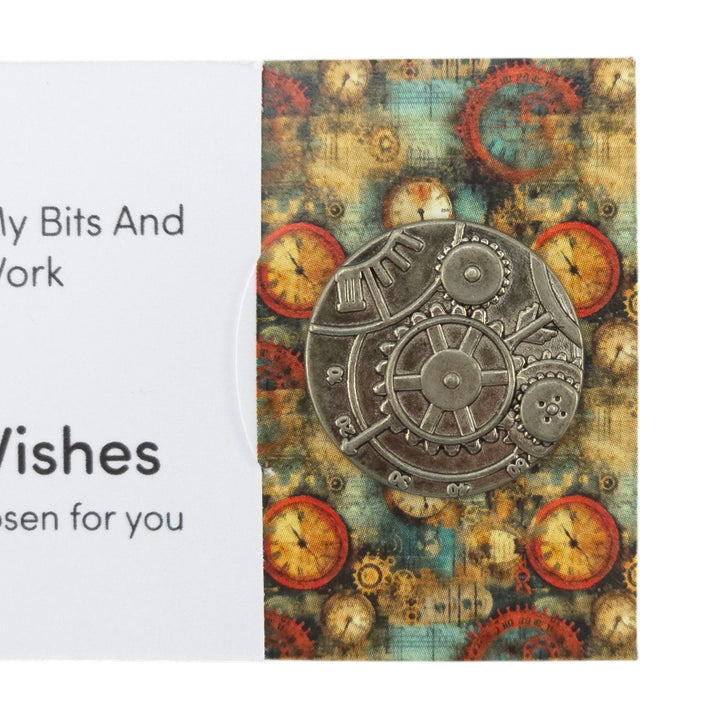 You Make All My Bits and Pieces Work | Button Wishes Sew On Token | Little Gift
