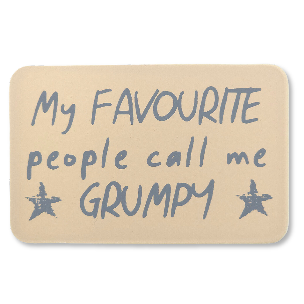 Call Me Grumpy | Printed Tin Magnet | Mini Gift | Cracker Filler