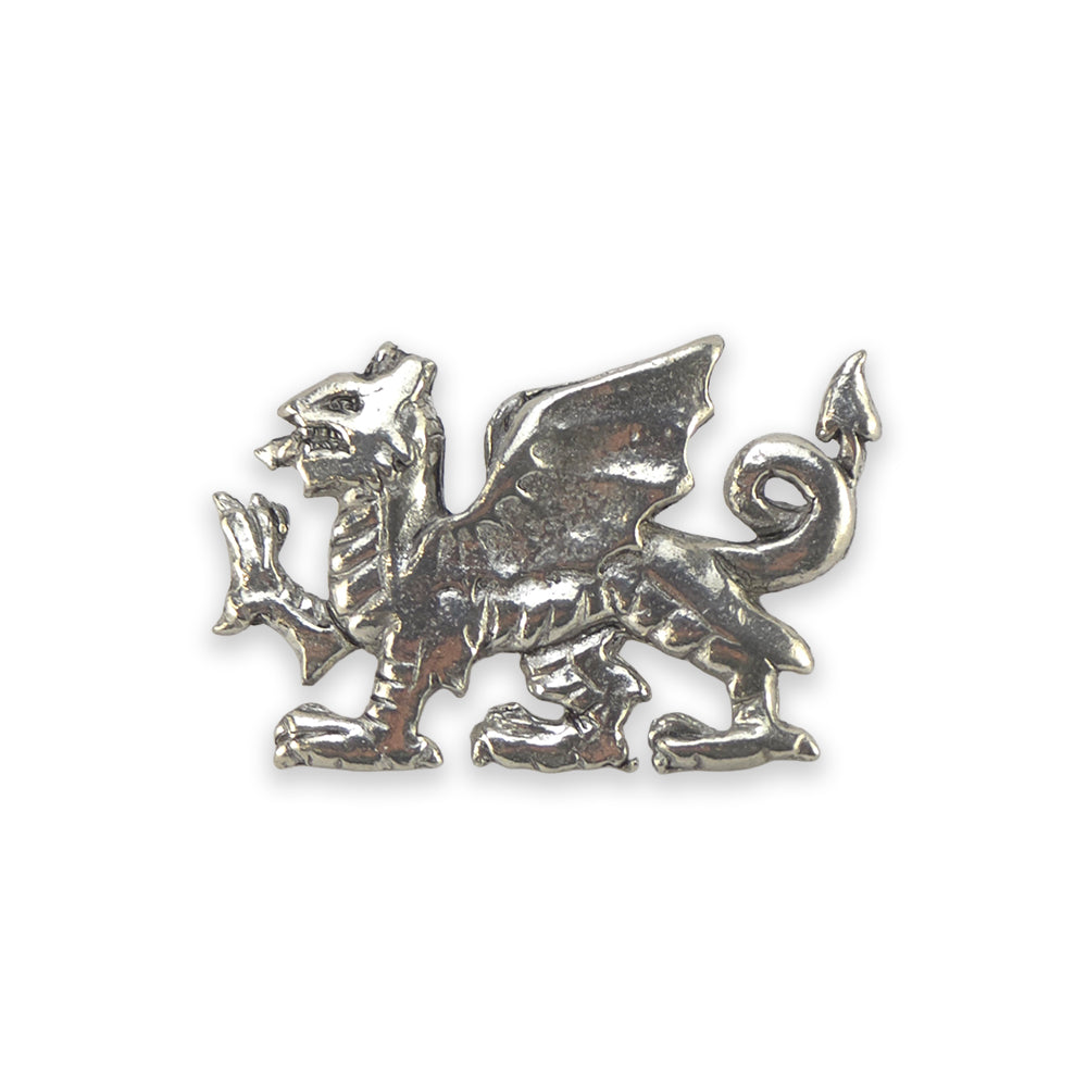 Welsh Dragon | English Pewter Pin Badge | Little Gift | Cracker Filler