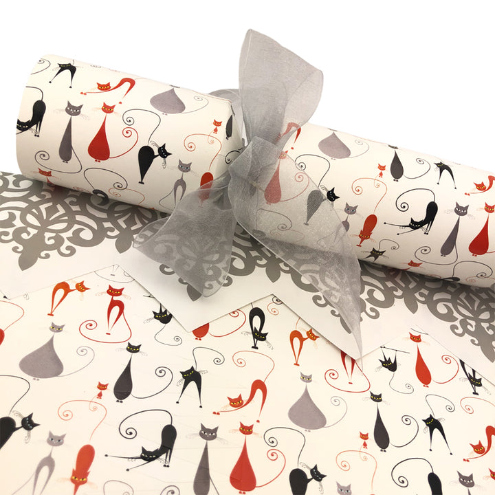 Modern Cats | Cracker Making Craft Kit | Make &amp; Fill Your Own