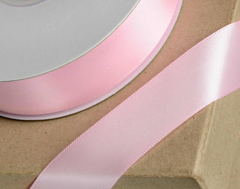 Baby Pink | 23mm Double Faced Satin Ribbon | 25m Long