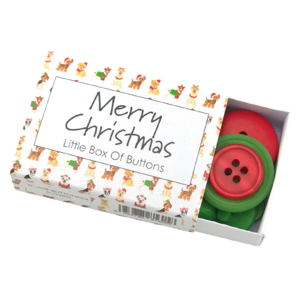 Christmas Dogs | Little Crafty Box of Buttons | Cracker Filler | Little Gift