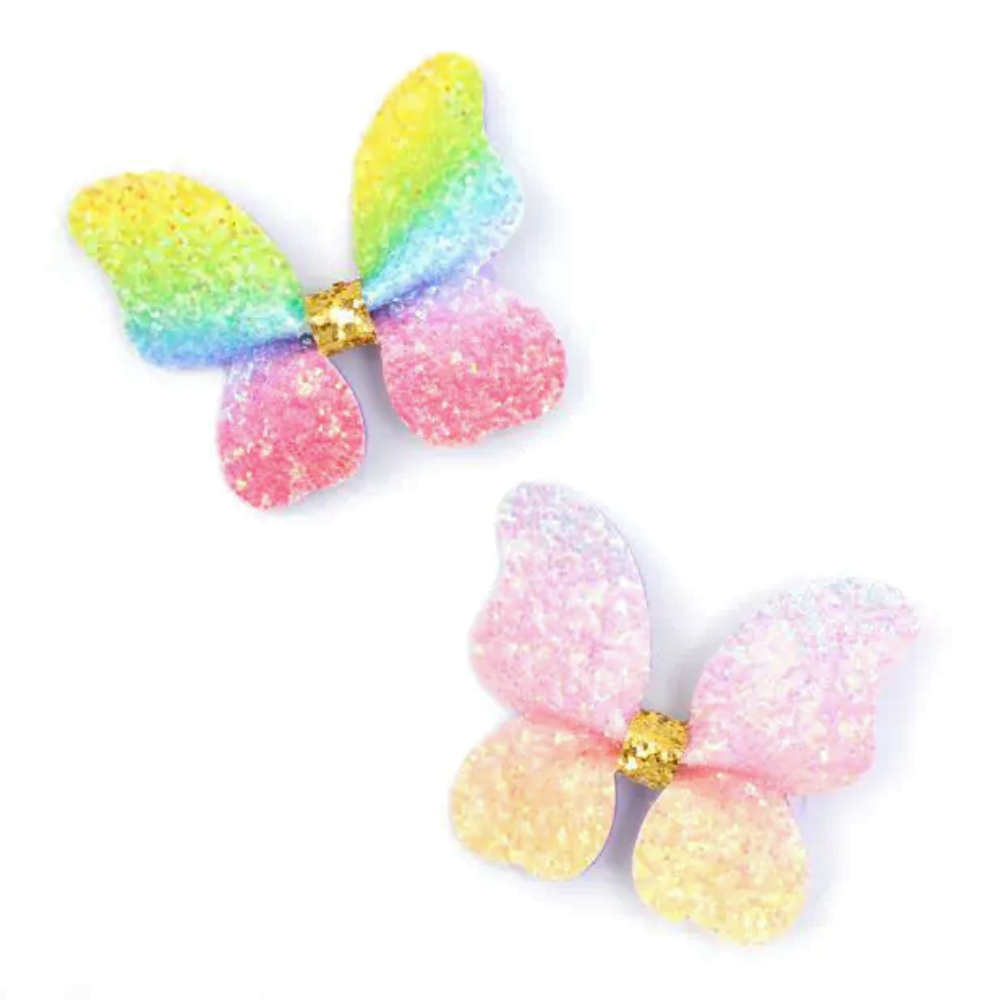 Glitter Butterfly Hair Slide for Girls | Little Gift | Cracker Filler