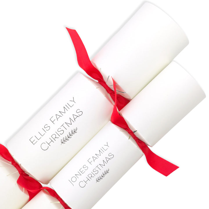 Personalised Family Christmas Crackers | Craft Kit | Add Family Name | Minimum 4