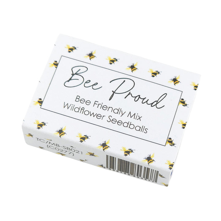 Bee Proud | 6 Seedball Matchbox | Bee Mix | Cracker Filler | Little Gift