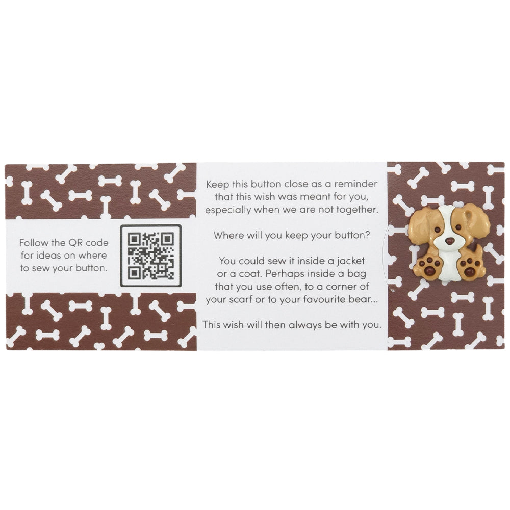 Who Said Biscuits? | Button Wishes Sew On Token | Little Gift | Cracker Filler