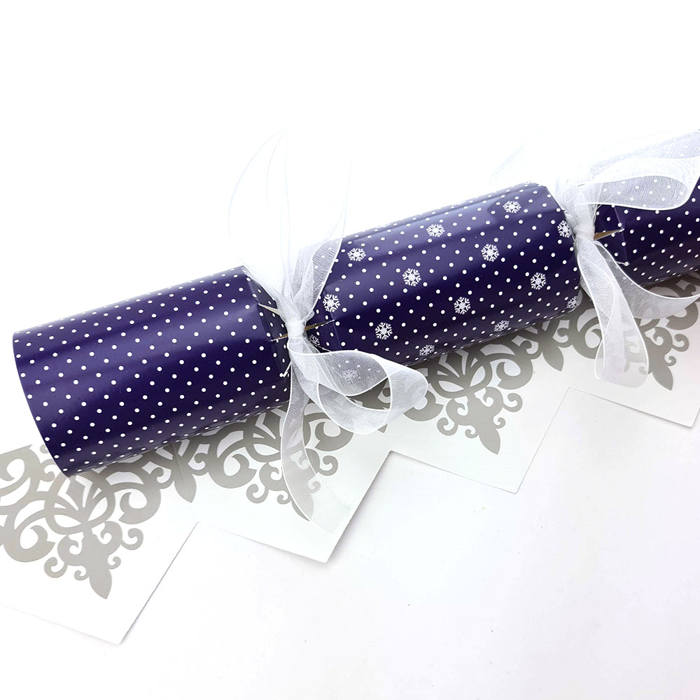 Dotty Snowflake | Christmas Cracker Making Craft Kit | Make &amp; Fill Your Own
