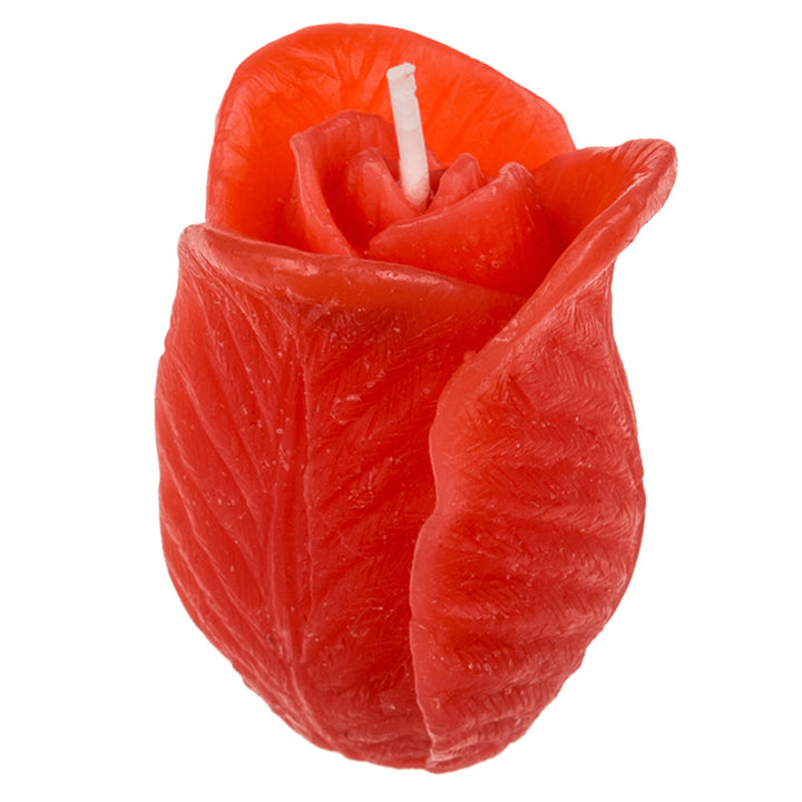 Freestanding Rose Bud Candle | 5cm Tall | Little Gift | Cracker Filler