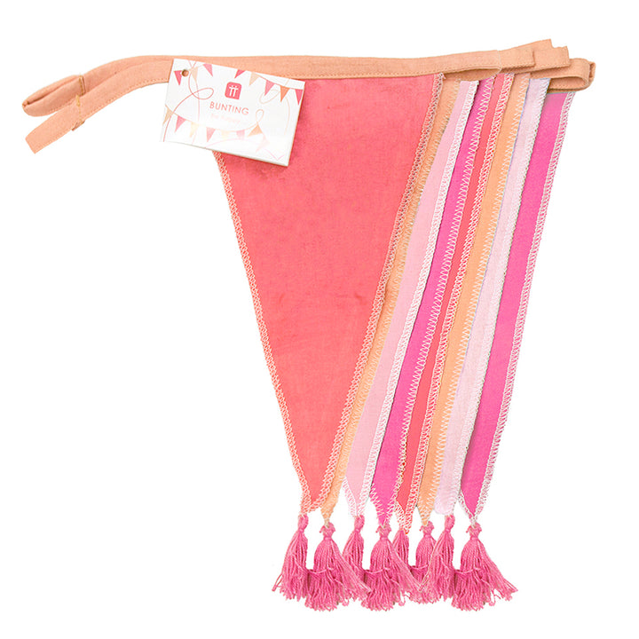 Shades of Pink | 3m Fabric Cotton Party Bunting