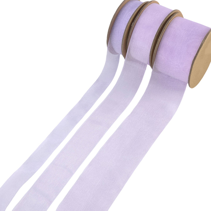 Organza Ribbons | 16mm to 50mm Wide | 5m Reel | Crafts &amp; Cracker Making