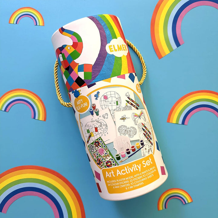 Elmer | Art Activity Tube | Paint & Colour | Gift Set for Kids