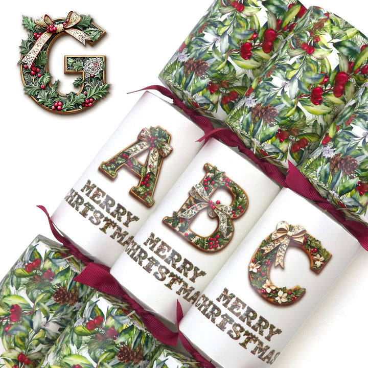 Letters A to Z | Single Christmas Cracker Making Craft Kit | Traditional Design