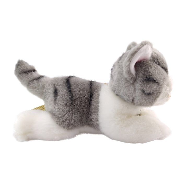 23cm Tabby Cat Soft Plush Cuddly Toy Gift