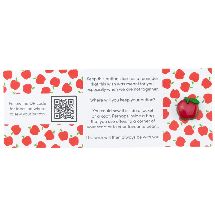 Thank You For Being A Great Teacher | Button Wishes Sew On Token | Little Gift