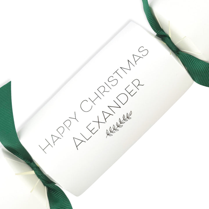Personalised Merry Christmas Crackers | Craft Kit | Add Own Names | Minimum 4