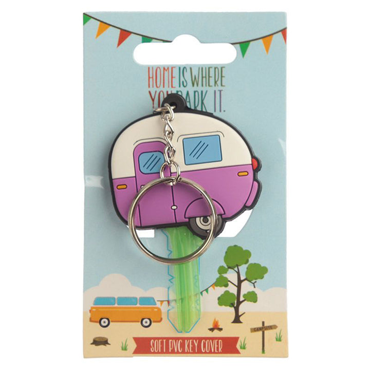 Caravan PVC Keyring Key Holder | Little Gift | Cracker Filler
