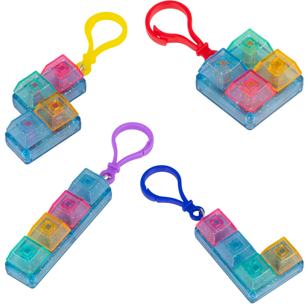 Keyboard Style Clicker Keyring | Single | Anti Stress Fidget Toy | Cracker Filler