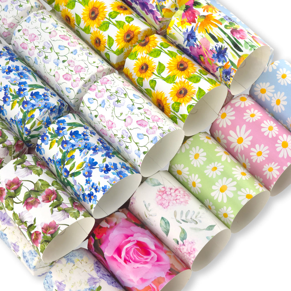 Floral Cracker Making Kits | Makes 6 | Big Choice of Flower Designs