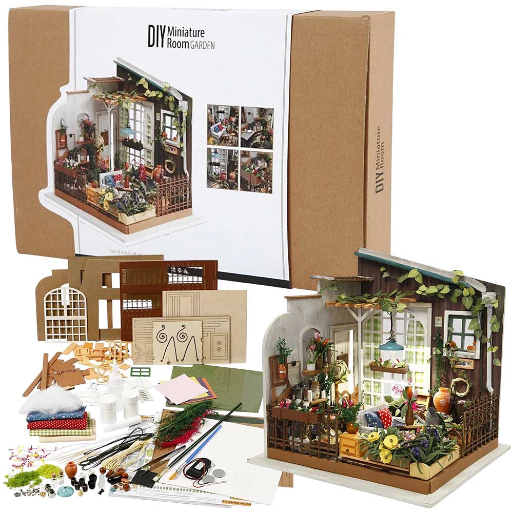 Miniature Garden Room | Design & Create Your Own | Premium Craft Kit